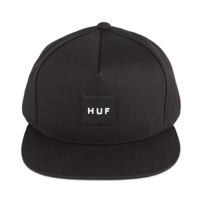HUF Box Logo Snapback Cap - Schwarz