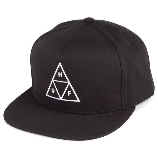 HUF Triple Triangle Snapback Cap - Schwarz