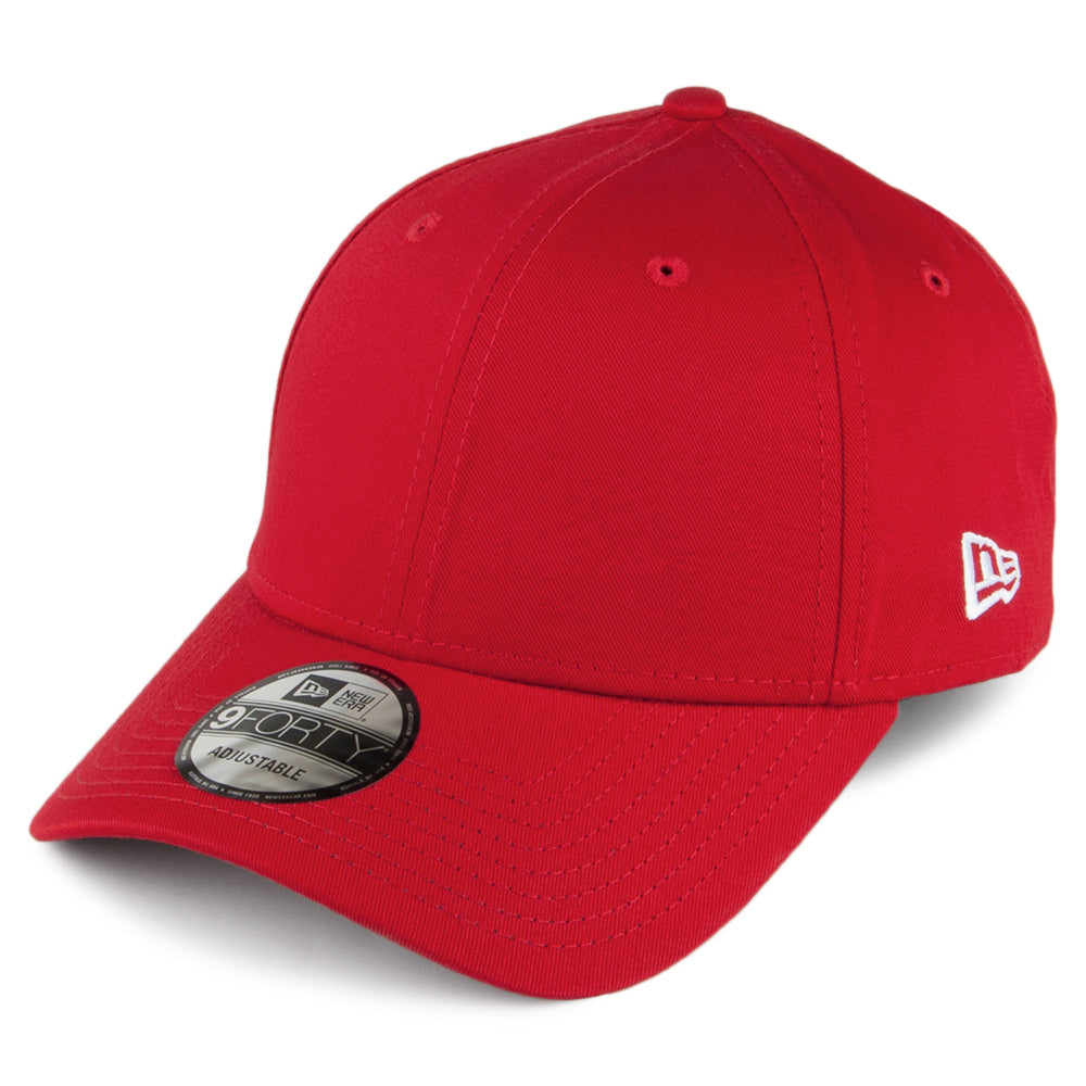 New Era 9FORTY Blank Baseball Cap - Flag Collection - Rot