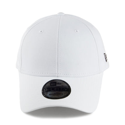 New Era 9FORTY Blank Baseball Cap - Flag Collection - Weiß