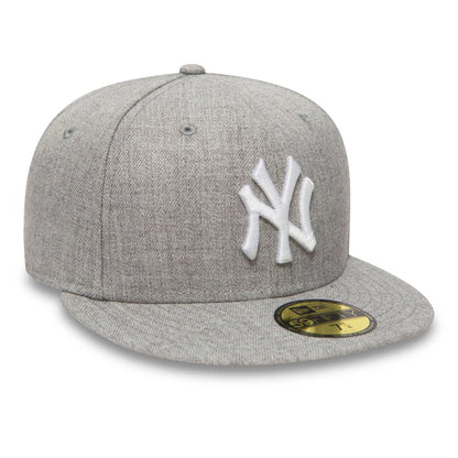 New Era 59FIFTY New York Yankees Baseball Cap - MLB Basic - Meliertes Grau