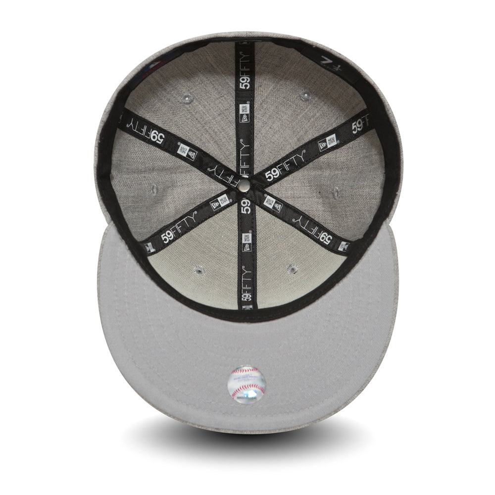 New Era 59FIFTY New York Yankees Baseball Cap - MLB Basic - Meliertes Grau