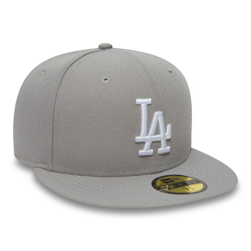New Era 59FIFTY L.A. Dodgers Baseball Cap - MLB League Essential II - Grau