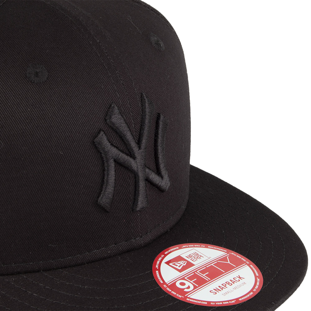New Era 9FIFTY New York Yankees Snapback Cap - Classic - Schwarz Auf Schwarz