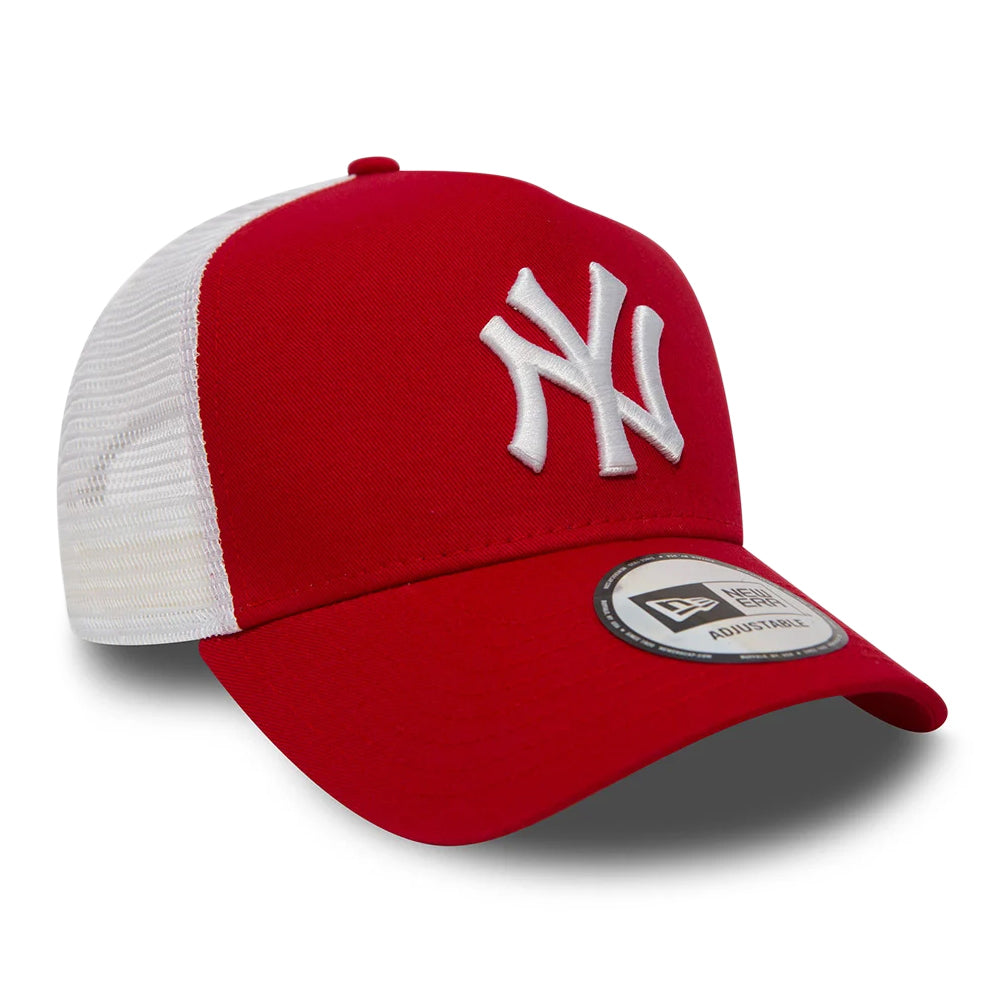 New Era A-Frame New York Yankees Trucker Cap - MLB League Essential II - Rot