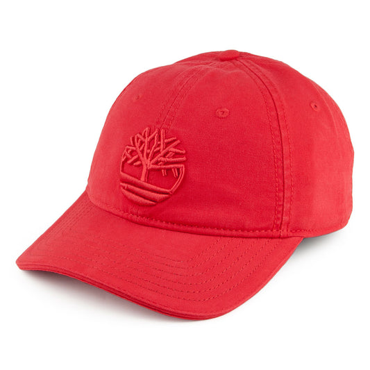 Timberland Soundview Baseball Cap aus Baumwoll-Canvas - Rot