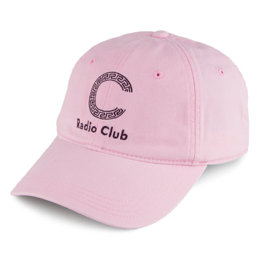 Carhartt WIP Radio Club Logo Baseball Cap - Hellrosa