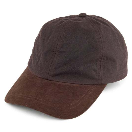 Failsworth Baseball Cap aus British Waxed Cotton - Braun