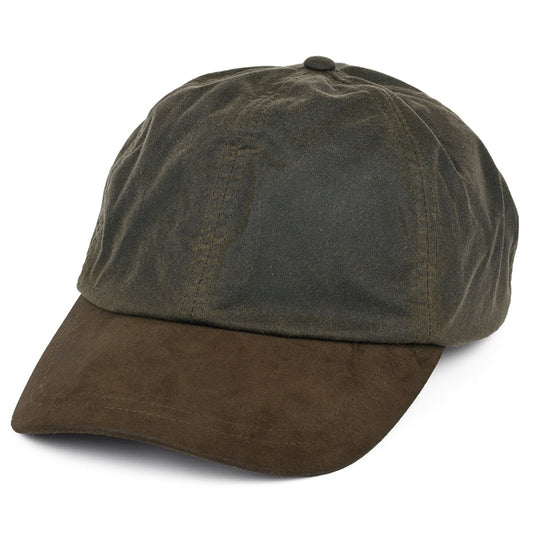 Failsworth Wachs Baseball Cap - Olivgrün-Braun