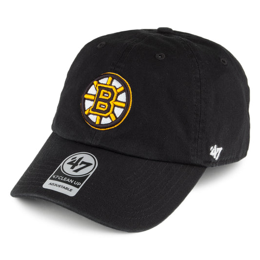 47 Brand Boston Bruins Clean Up Cap - Schwarz