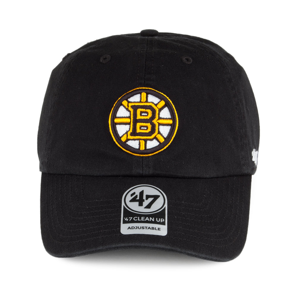 47 Brand Boston Bruins Clean Up Cap - Schwarz