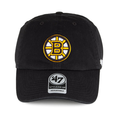 47 Brand Boston Bruins Clean Up Cap - Schwarz