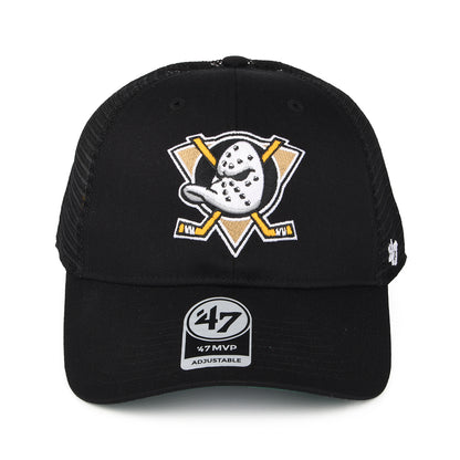 47 Brand Anaheim Ducks Trucker Cap NHL Branson MVP - Schwarz