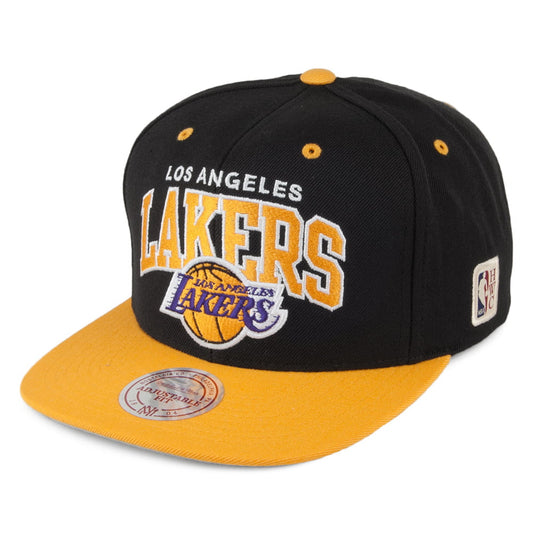 Mitchell & Ness L.A. Lakers Snapback Cap - Team Arch - Schwarz-Gelb