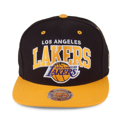 Mitchell & Ness L.A. Lakers Snapback Cap - Team Arch - Schwarz-Gelb