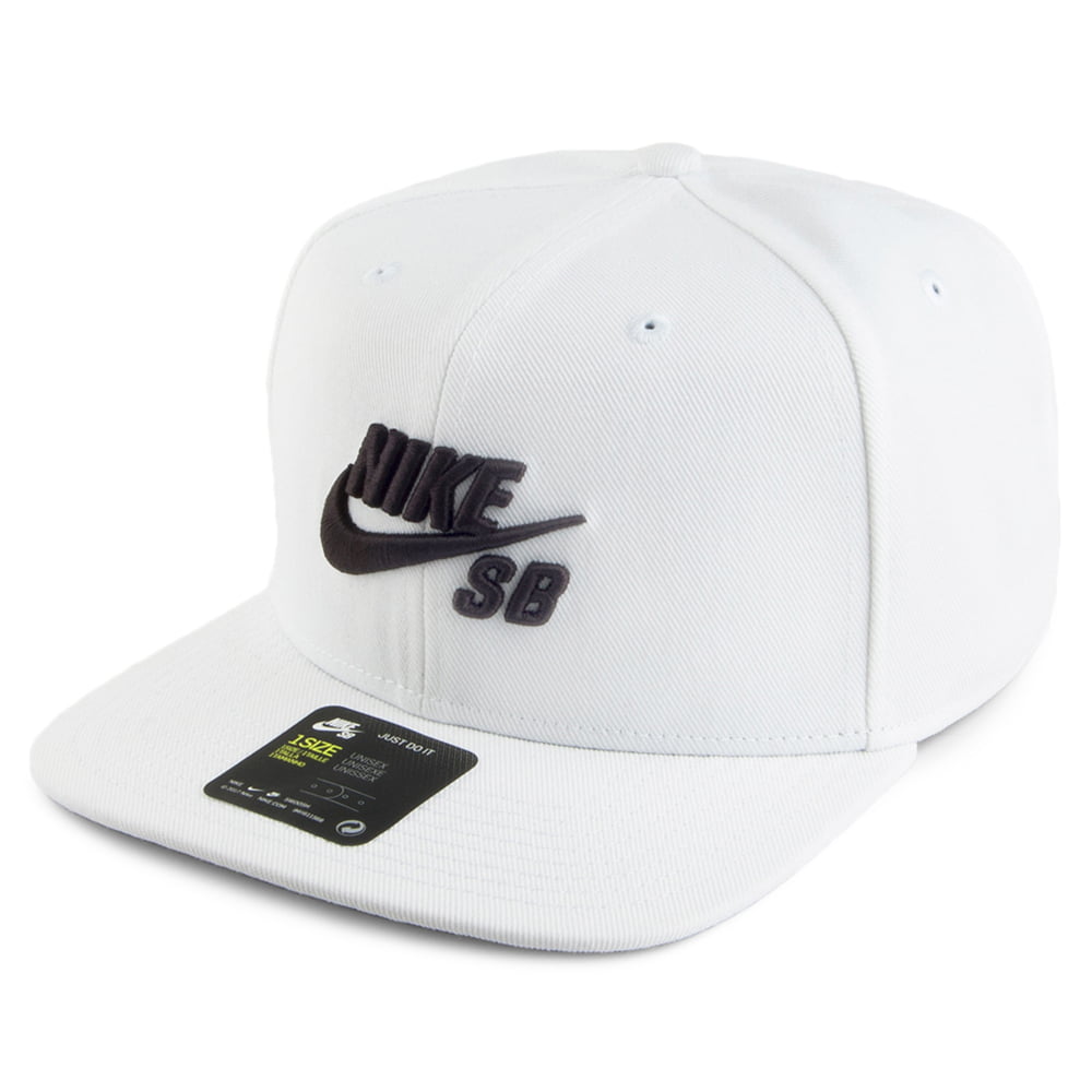 Nike SB Hats Icon Pro Snapback Cap - Weiß