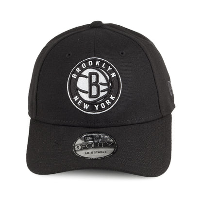 New Era 9FORTY Brooklyn Nets Baseball Cap - NBA The League - Schwarz