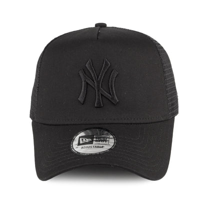 New Era New York Yankees Trucker Cap - MLB Essential - Schwarz auf Schwarz