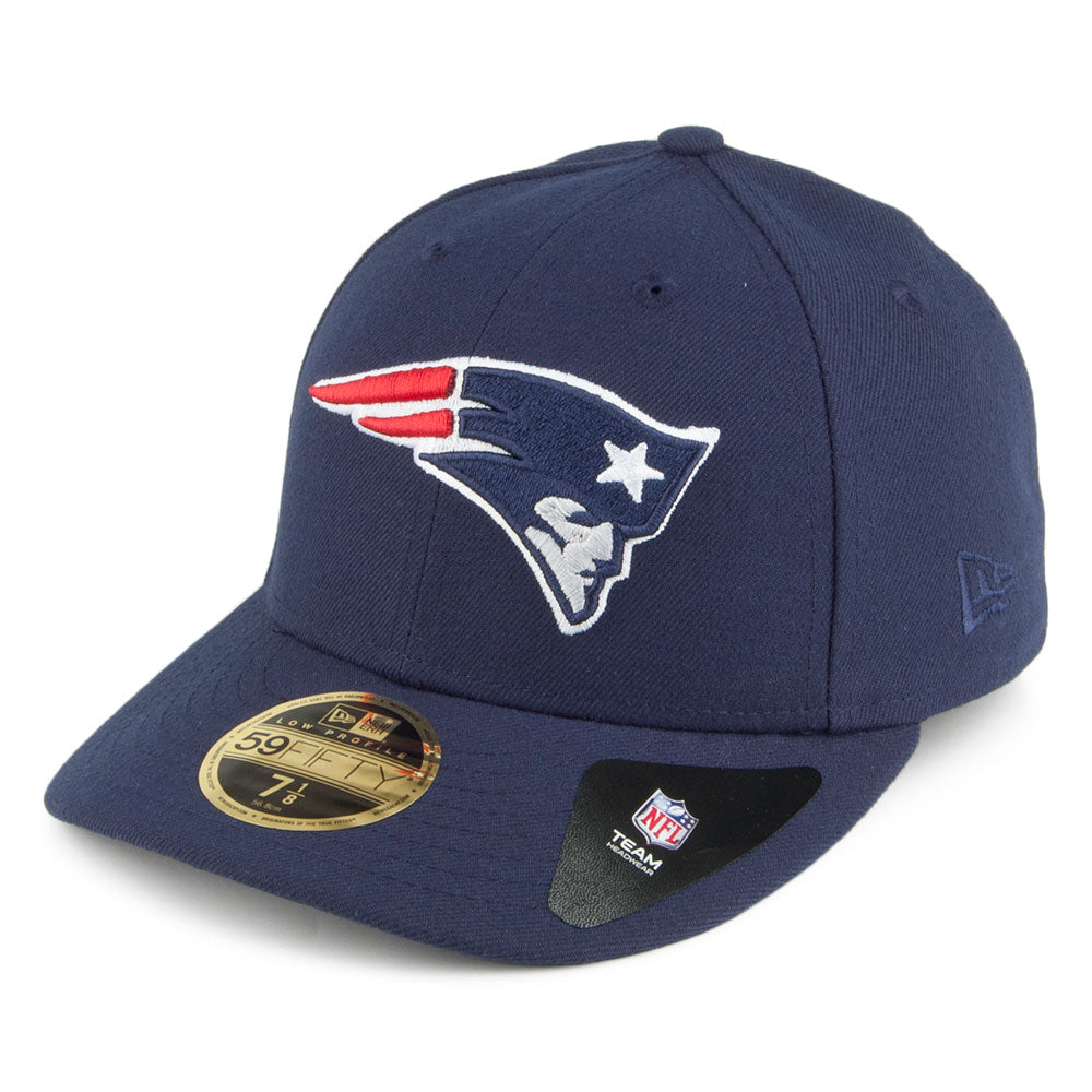 New Era 59FIFTY New England Patriots Cap - NFL Team Classic Low Crown - Marineblau