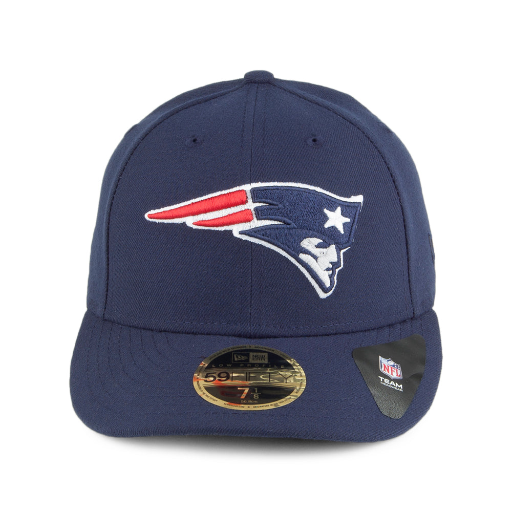 New Era 59FIFTY New England Patriots Cap - NFL Team Classic Low Crown - Marineblau