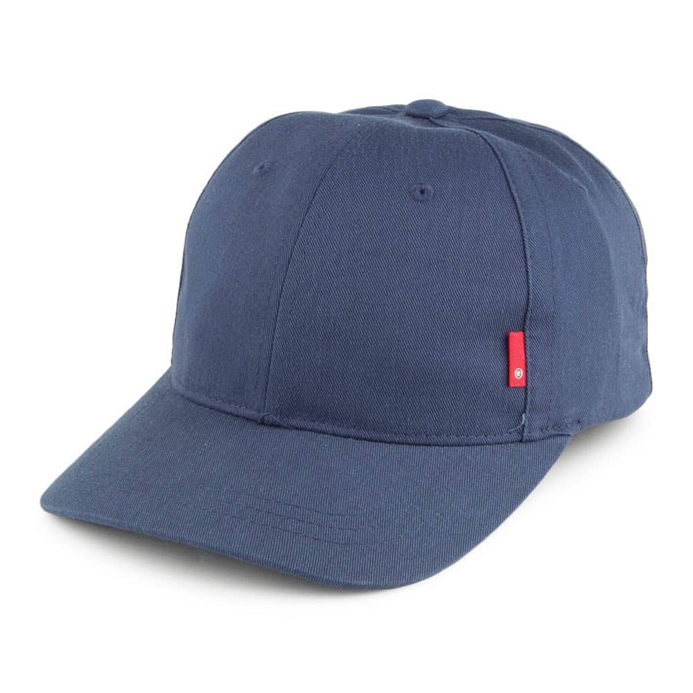 Levi's Classic Twill Red Tab Baseball Cap - Blau Etikett ohne Aufschrift