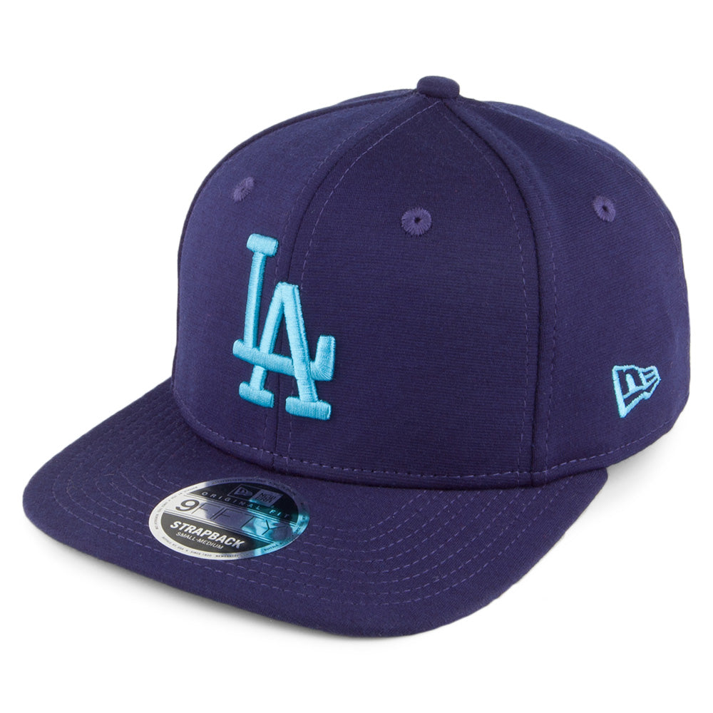 New Era 9FIFTY L.A. Dodgers Strap Back Cap - Jersey Pop - Marineblau