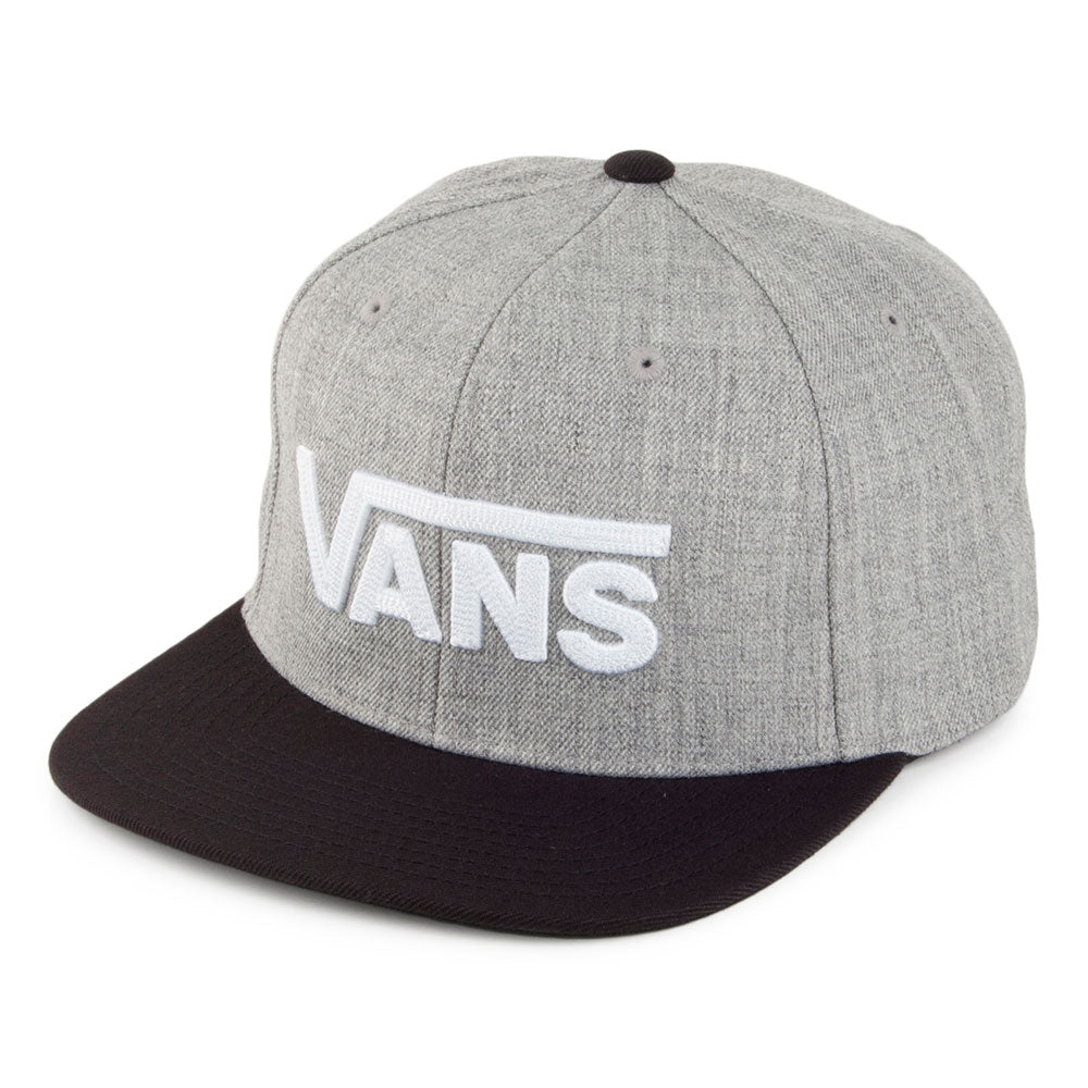 Vans Hats Drop V II Snapback Cap - Grau-Schwarz