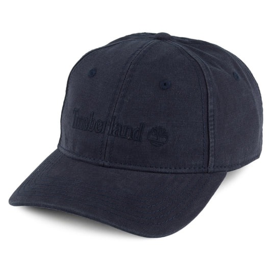 Timberland Bestickte Baseball Cap - Marineblau mit gleichfarbigem Logo
