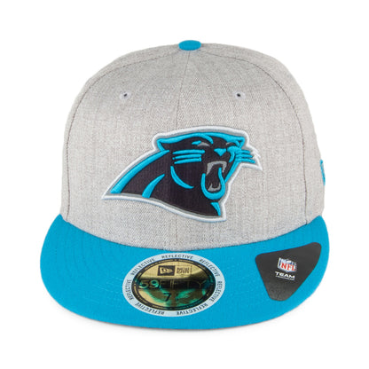 New Era 59FIFTY Carolina Panthers Baseball Cap - Reflective Heather - Grau-Blau