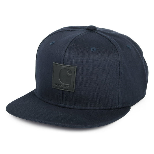 Carhartt WIP Logo Snapback Cap - Dunkles Marineblau