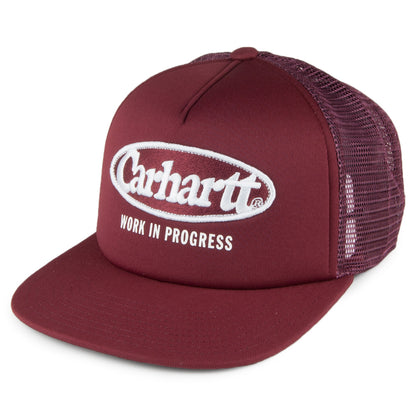 Carhartt WIP Oval Trucker Cap - Burgunderrot