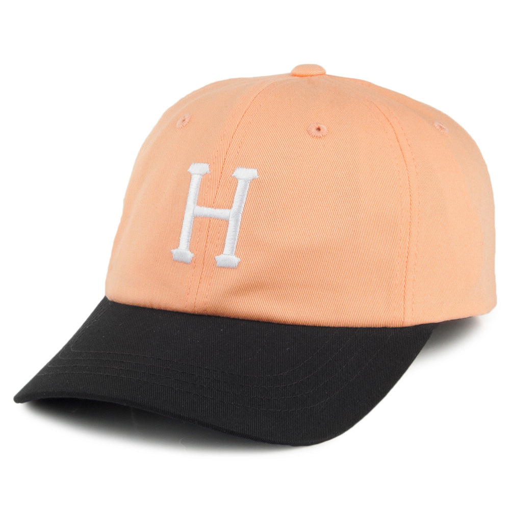 HUF Classic H Cap mit gebogenem Visier - Pfirsich