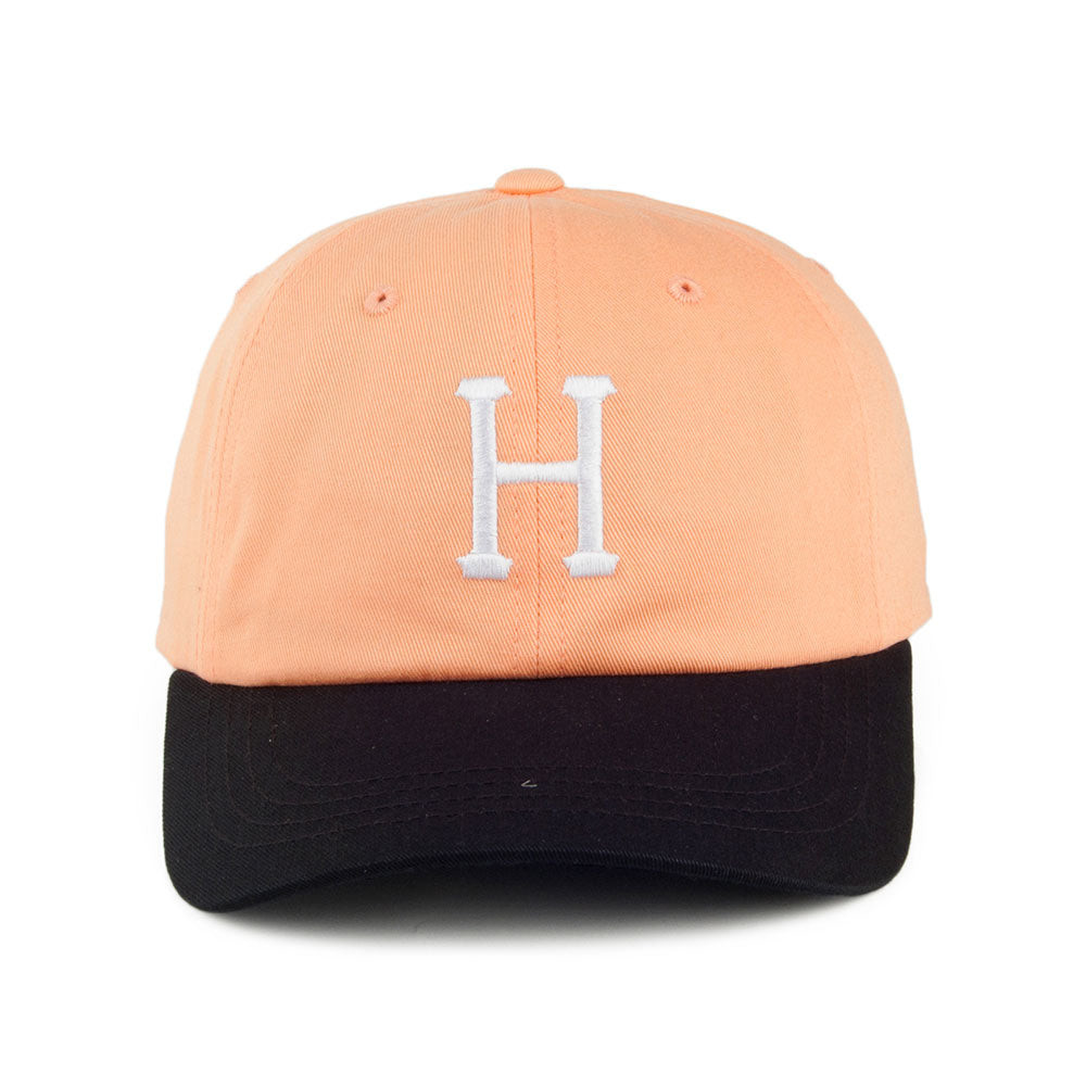 HUF Classic H Cap mit gebogenem Visier - Pfirsich