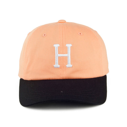 HUF Classic H Cap mit gebogenem Visier - Pfirsich