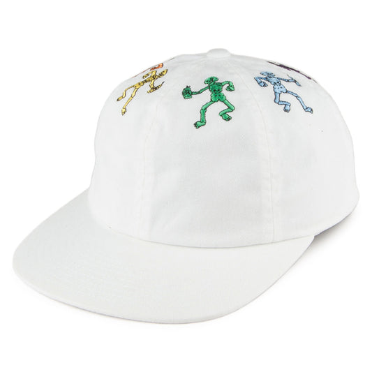 HUF Owsley 6 Paneelen Snapback Cap - Weiß