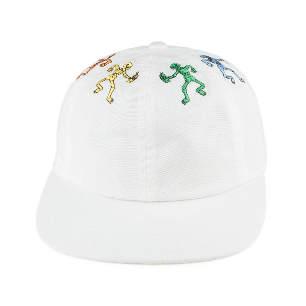 HUF Owsley 6 Paneelen Snapback Cap - Weiß