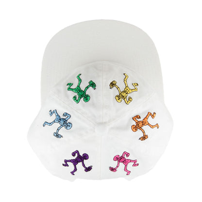 HUF Owsley 6 Paneelen Snapback Cap - Weiß