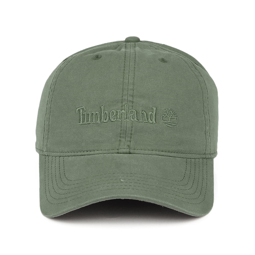 Timberland Cooper Hill Baseball Cap aus Baumwoll-Canvas - Olivgrün