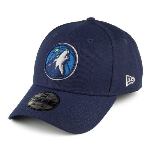 New Era 9FORTY Minnesota Timberwolves Baseball Cap - NBA The Leauge - Marineblau