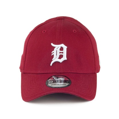 New Era 39THIRTY Detroit Tigers Baseball Cap - Verwaschenes Kardinalsrot