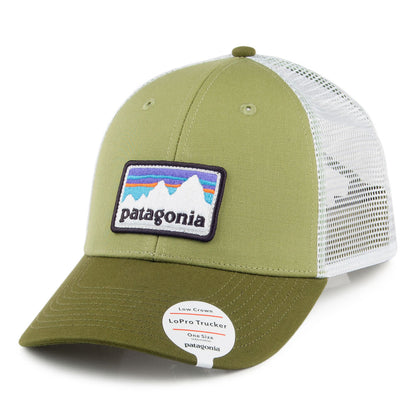 Patagonia Shop Sticker LoPro Trucker Cap - Grün