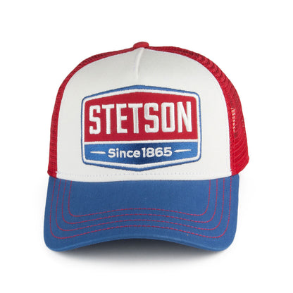 Stetson Gasoline Trucker Cap - Rot-Blau