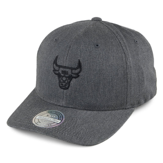 Mitchell & Ness Chicago Bulls Snapback Cap - Heather Melange 110 - Verwaschenes Schwarz