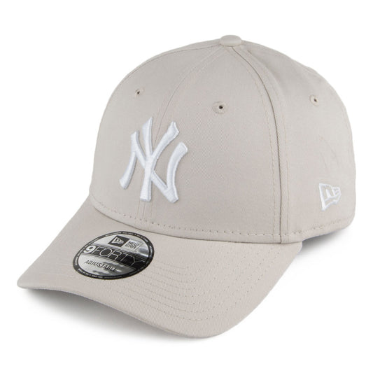 New Era 9FORTY New York Yankees Baseball Cap - League Essential -Steinfarben