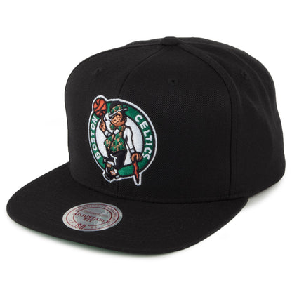 Mitchell & Ness Boston Celtics Snapback Cap - Wool Solid - Schwarz