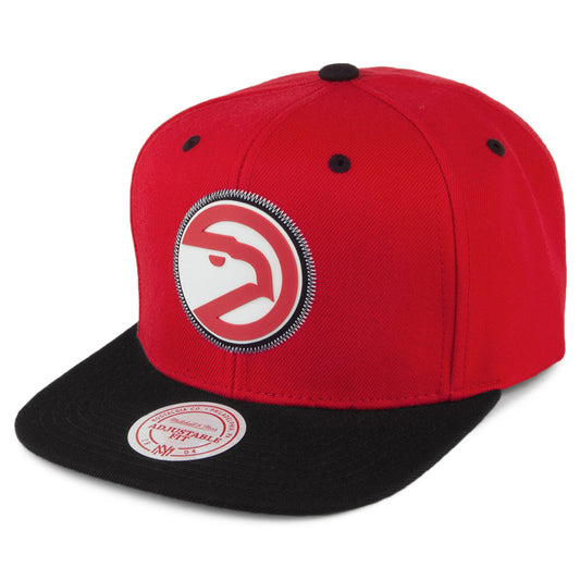 Mitchell & Ness Atlanta Hawks - Zig Zag - Rot-Schwarz