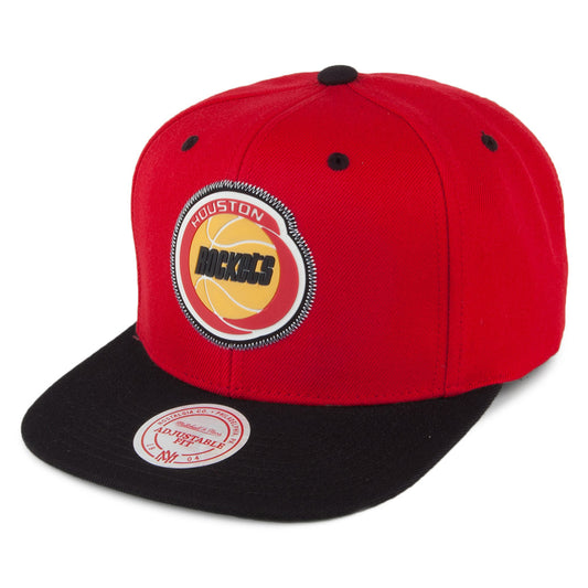 Mitchell & Ness Houston Rockets - Zig Zag - Rot-Schwarz