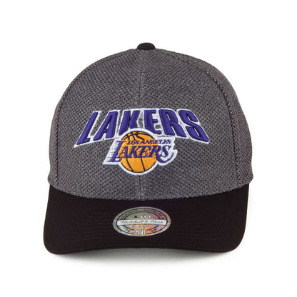 Mitchell & Ness L.A. Lakers Snapback Cap - Flashback 110 - Grau-Schwarz