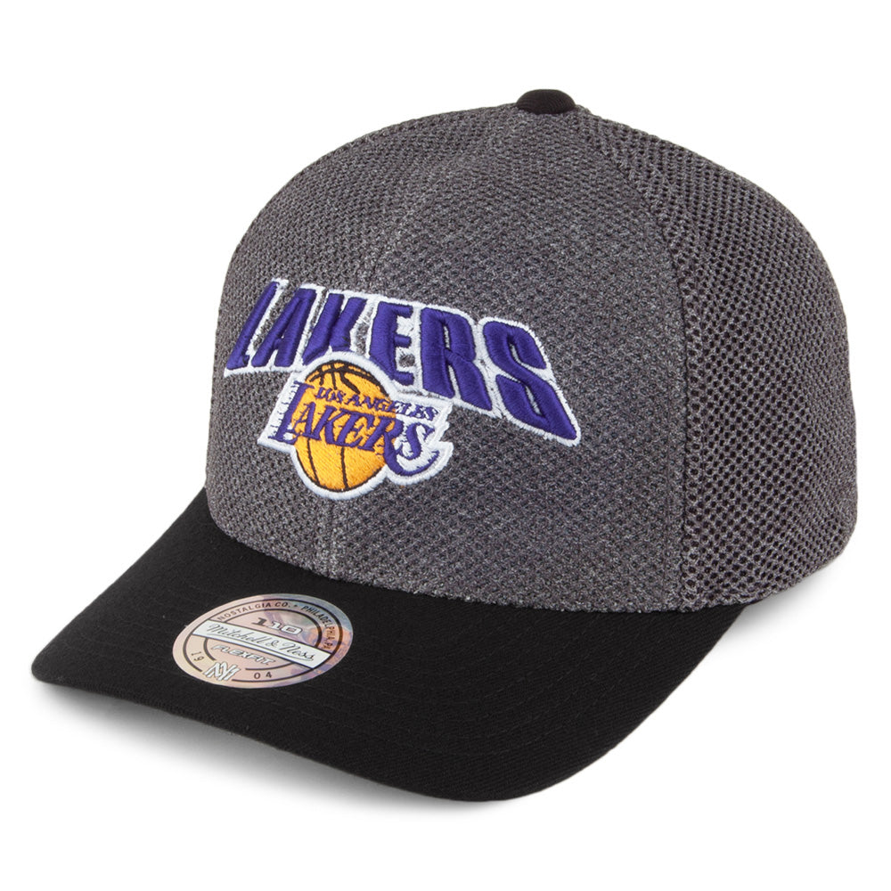 Mitchell & Ness L.A. Lakers Snapback Cap - Flashback 110 - Grau-Schwarz