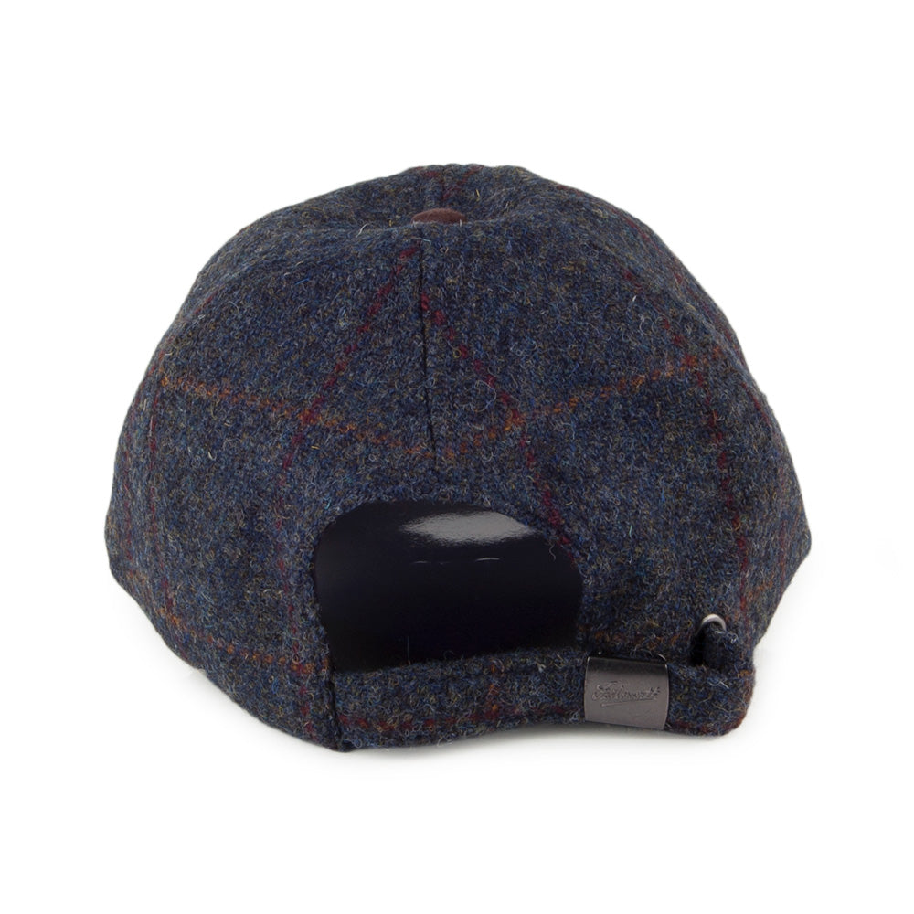 Failsworth HARRIS TWEED Baseball Cap - Blau-Braun